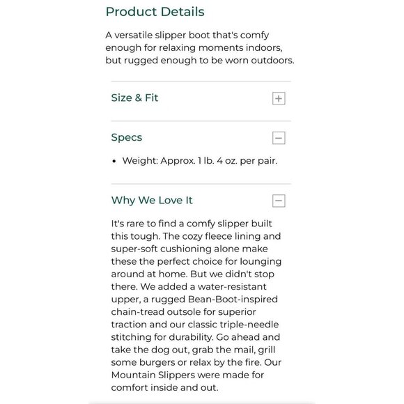 LL Bean Sherpa Lined Mountain Slippers Womens 10 Brown Suede Leather Booties Moc - Picture 8 of 9